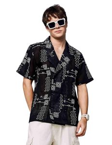 Lymio Regular Fit Shirt for Men|| Men Stylish Regular Fit Shirt (Linen-E-Liner)