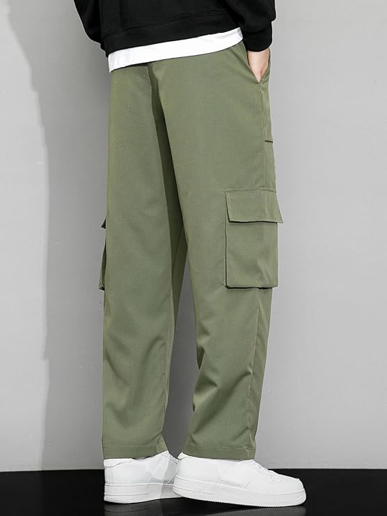 Lymio Men's Regular Fit Low Rise Cargo || Pants Cotton || (Cago-22-25) - Image 3