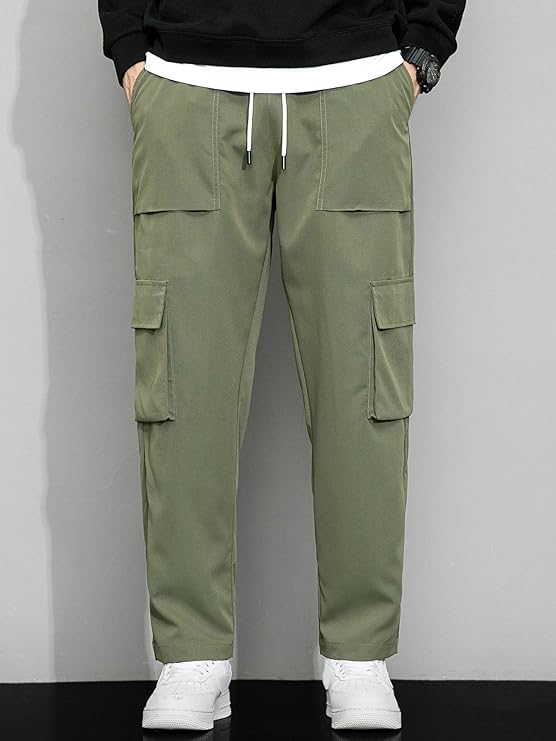 Lymio Men's Regular Fit Low Rise Cargo || Pants Cotton || (Cago-22-25) - Image 5